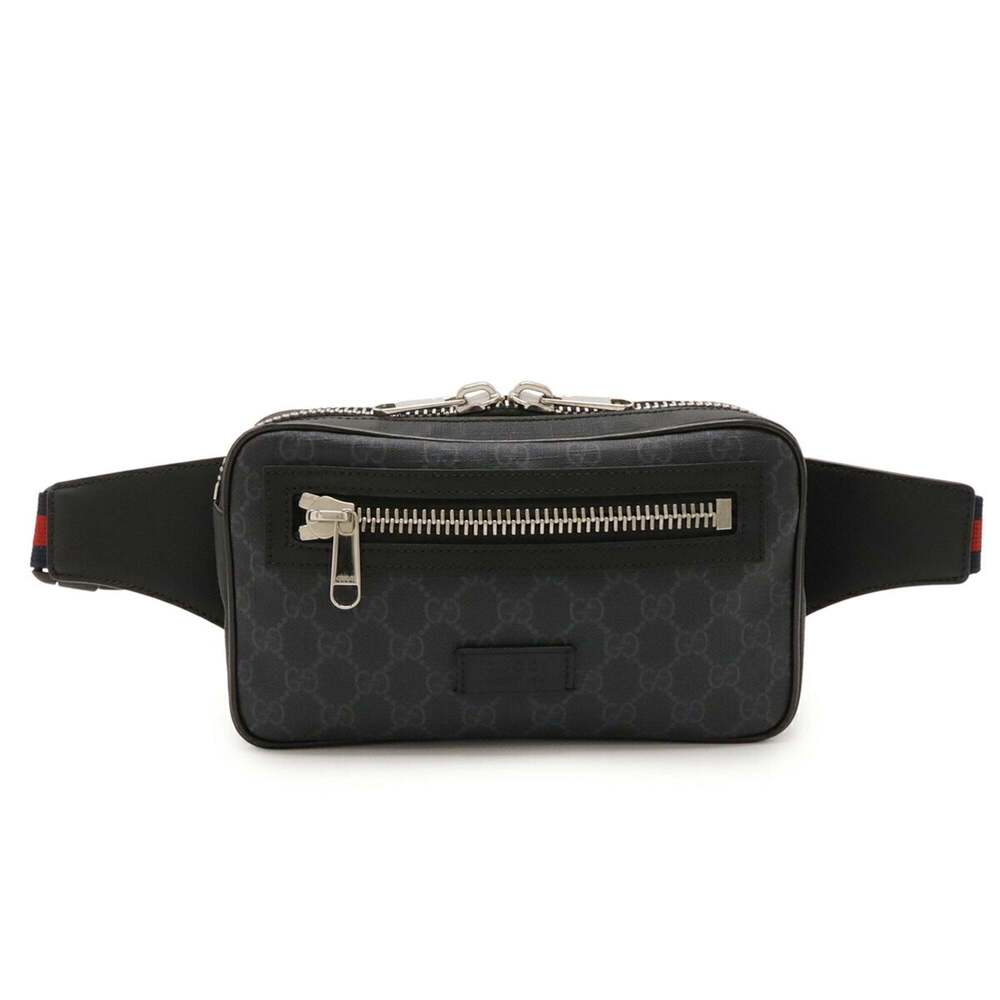 GUCCI Black Leather Fanny Pack - Picture 2 of 10